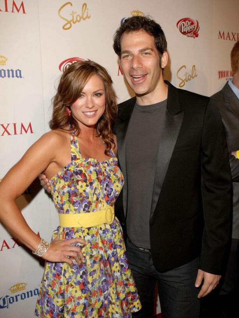 Danneel Harris and Joe Levy at the Maxim's 10th Annual Hot 100 Celebration.