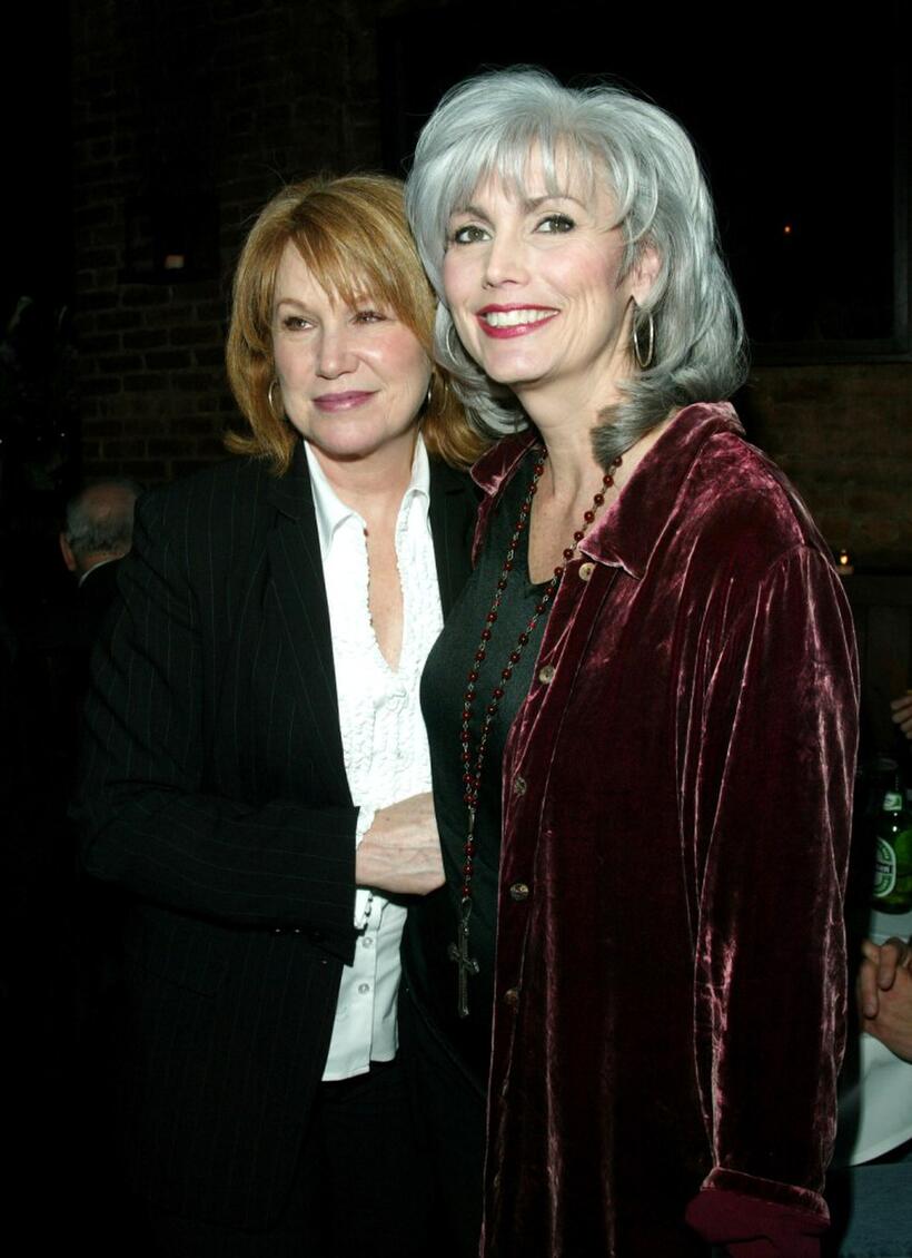 Mary Kay Place and Emmylou Harris at the after party of the premiere of "The Safety Of Objects."