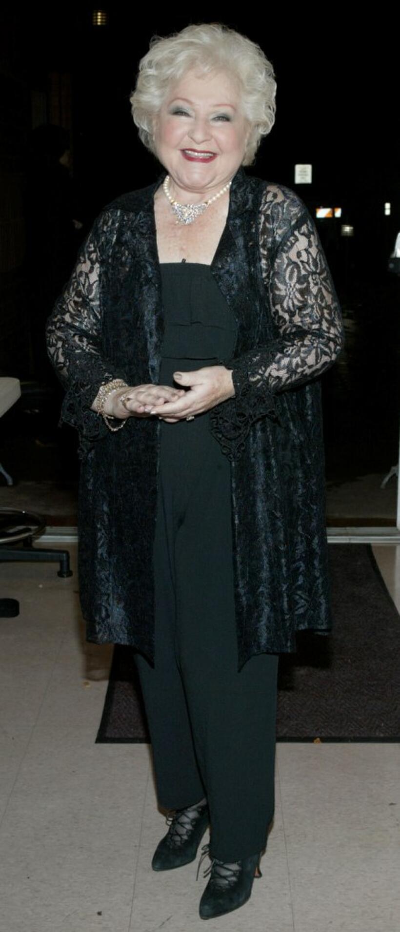 Estelle Harris at the Richard Rogers Centennial Something Wonderful gala benefiting the Actors Fund of America.