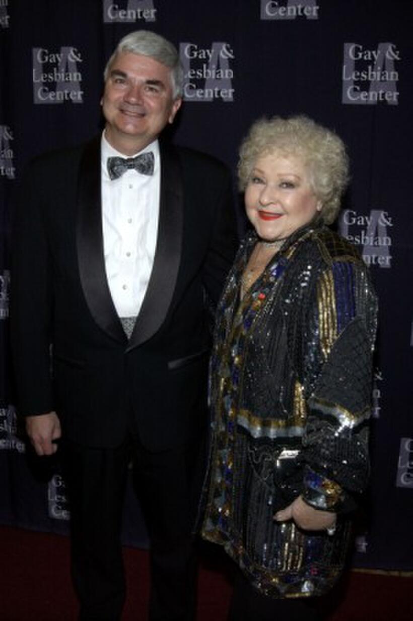 Timothy J. McCallion and Estelle Harris at the Los Angeles Gay and Lesbian Center's 31st Anniversary Gala.
