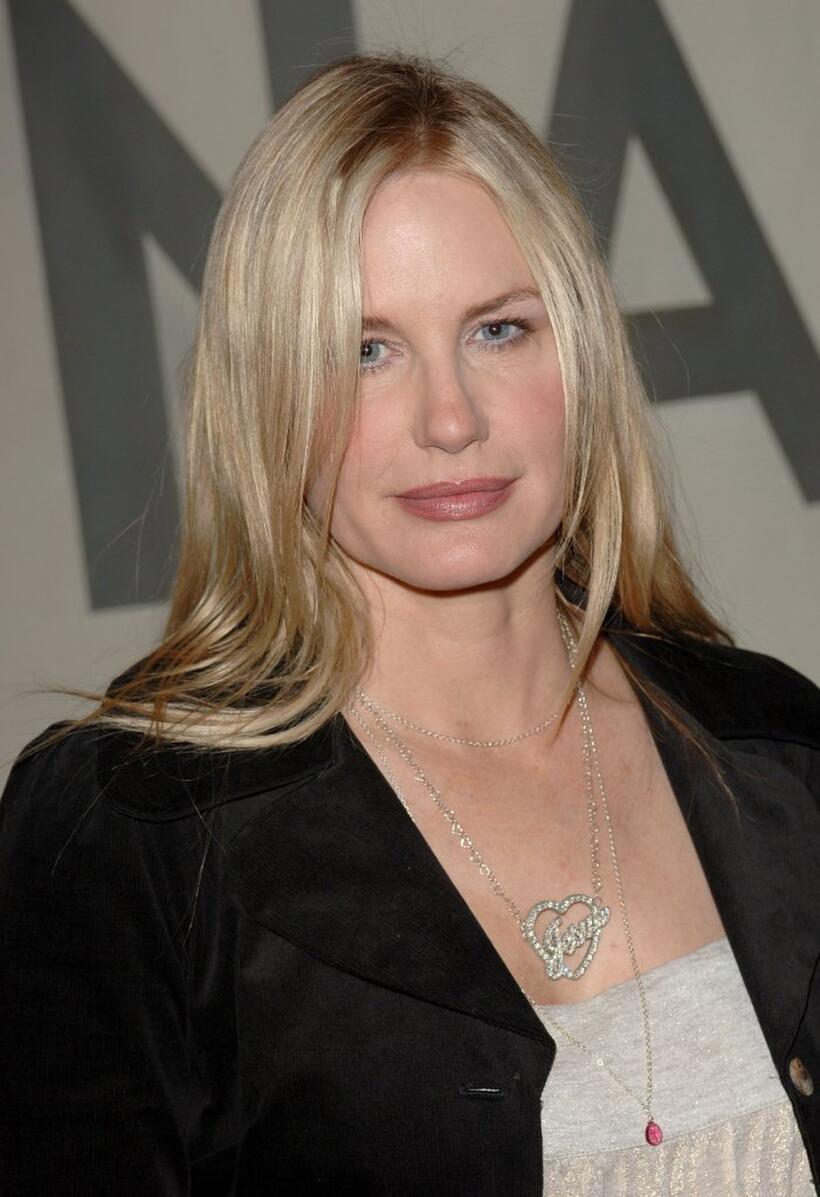 Daryl Hannah at the private opening of "A Survey" exhibit.