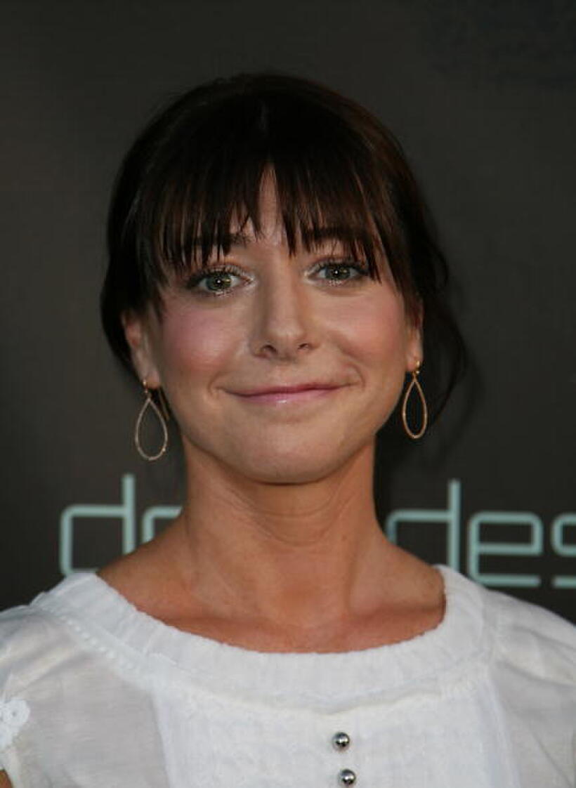 Alyson Hannigan at the decadestwo grand re-opening celebration.