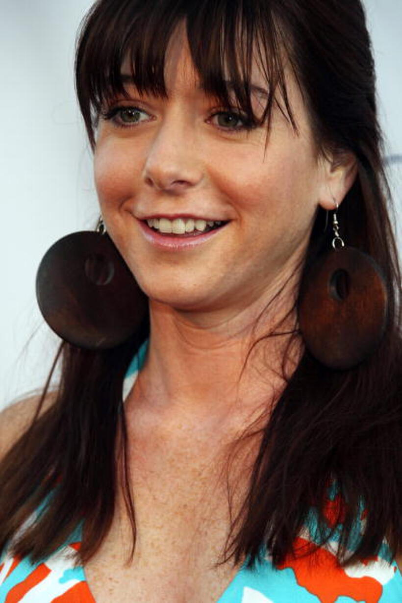 Alyson Hannigan at the CBS Summer "Stars Party 2007".