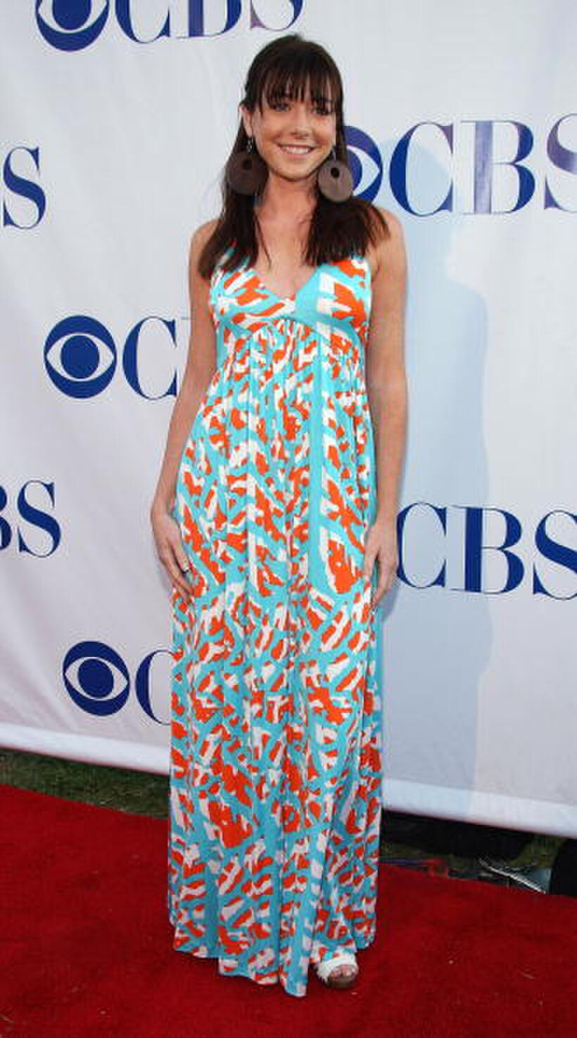 Alyson Hannigan at the CBS Summer "Stars Party 2007".