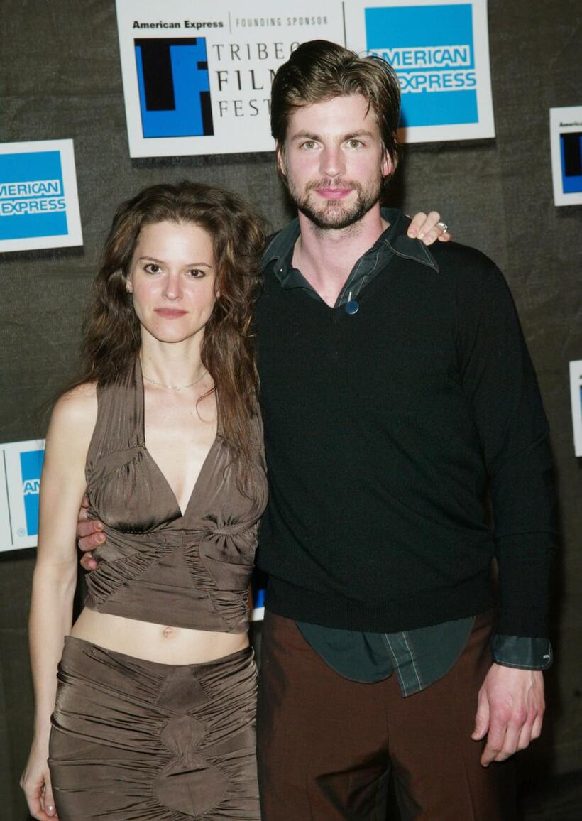 Jennifer Elster and Gale Harold at the opening night party of 2003 Tribeca Film Festival.