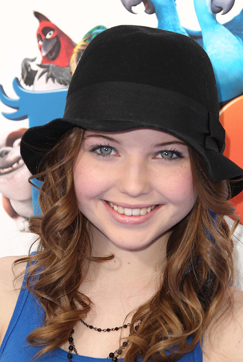 Sammi Hanratty at the California premiere of "Rio."