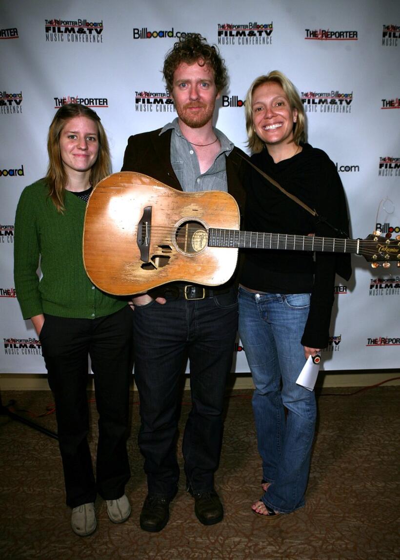 Marketa Irglova, Glen Hansard and Tamara Conniff at the Hollywood Reporter/Billboard Film and TV Music Conference.