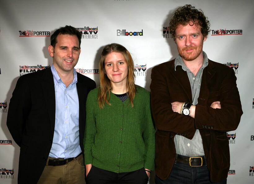 Kevin Cassidy, Marketa Irglova and Glen Hansard at the Hollywood Reporter/Billboard Film and TV Music Conference.
