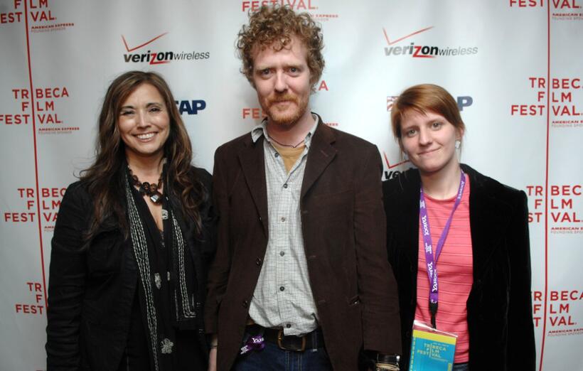 Loretta Munoz, Glen Hansard and Marketa Irglova at the ASCAP Tribeca Music Lounge during the 2007 Tribeca Film Festival.