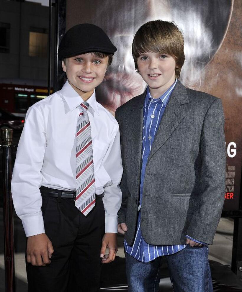 Gattlin Griffith and Devon Conti at the Los Angeles premiere of "The Changeling."