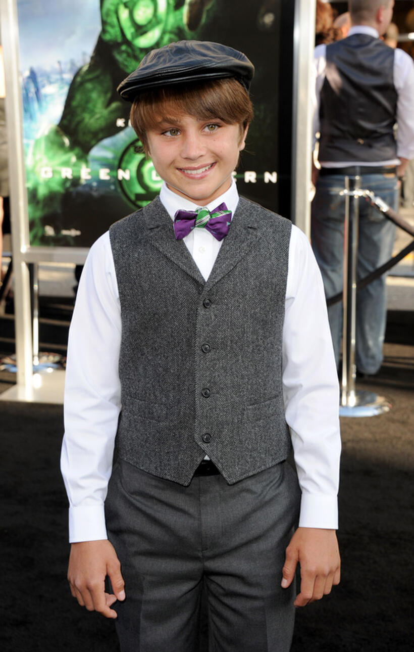 Gattlin Griffith at the California premiere of "Green Lantern."