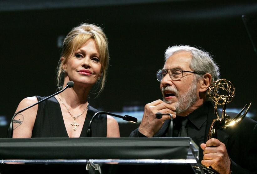 Melanie Griffith and Mark Rydell at the 34th Annual Daytime Creative Arts and Entertainment Emmy Awards.