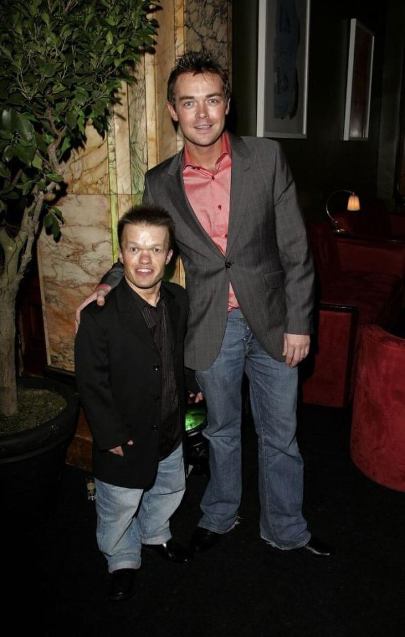 Raymond Griffiths and Stephen Mulhern at the world premiere of "Alien Autopsy."