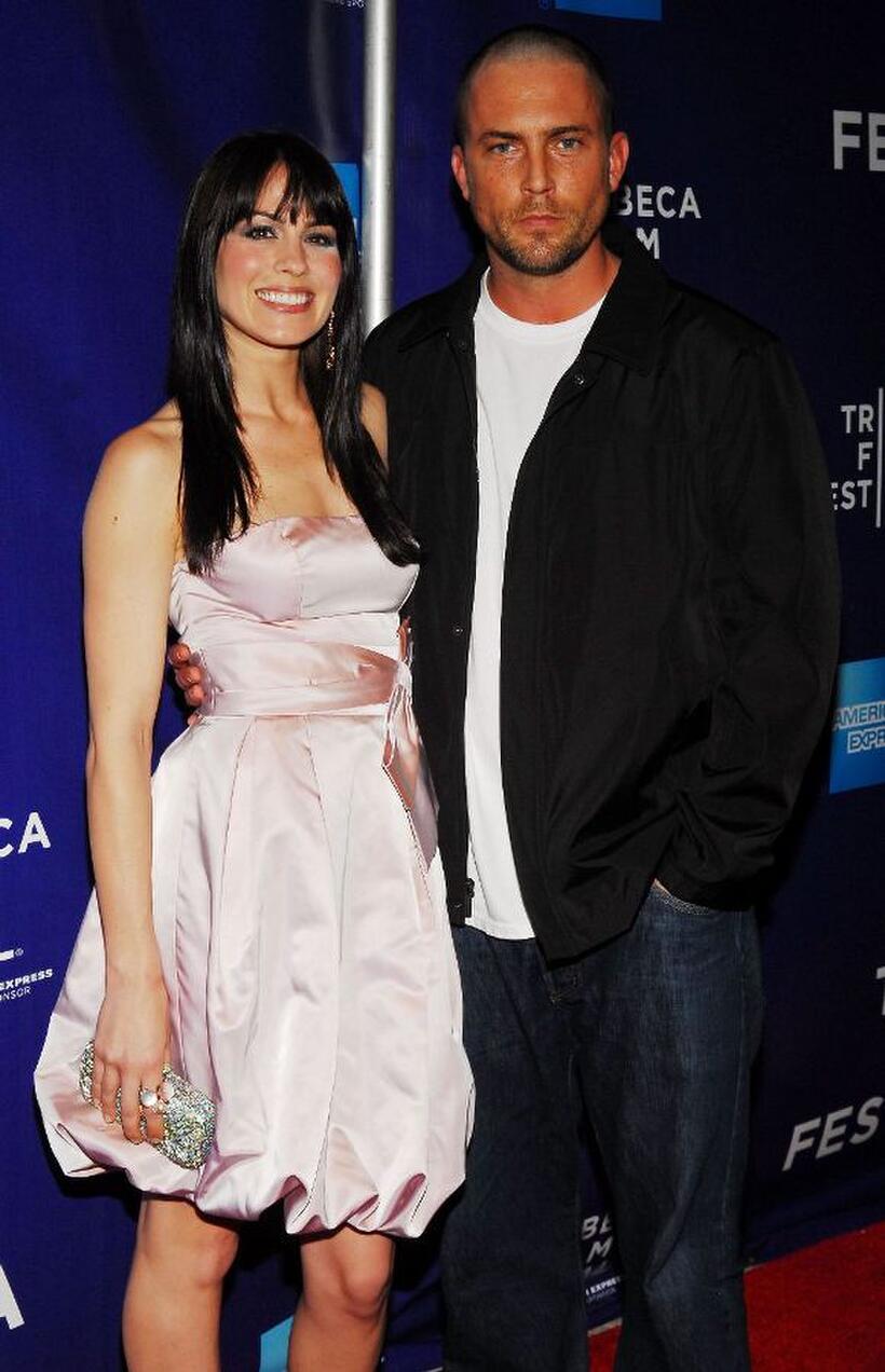 Michelle Borth and Desmond Harrington at the premiere of "Timer" during the 2009 Tribeca Film Festival.