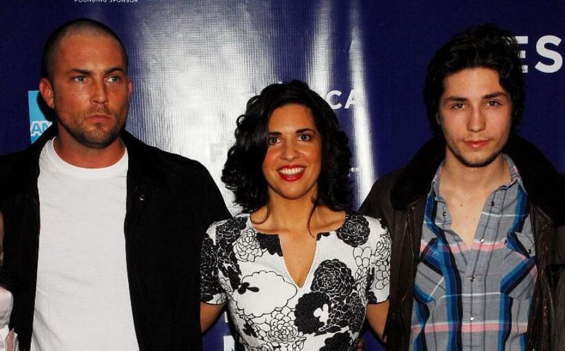Desmond Harrington, Jac Schaeffer and John Patrick Amedori at the premiere of "Timer" during the 2009 Tribeca Film Festival.