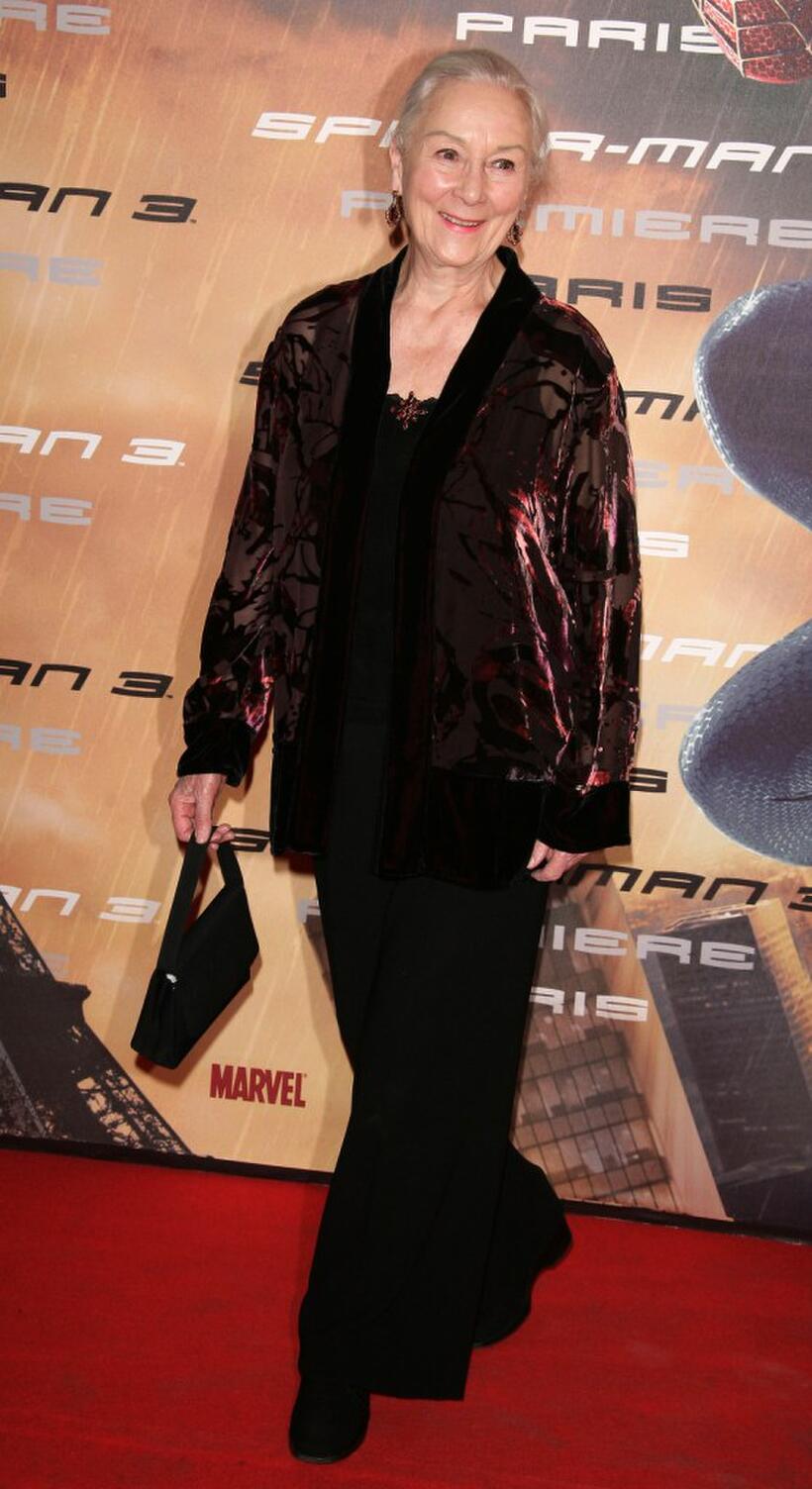 Rosemary Harris at the premiere of "Spider-Man 3" at the Grand Rex cinema in Paris.