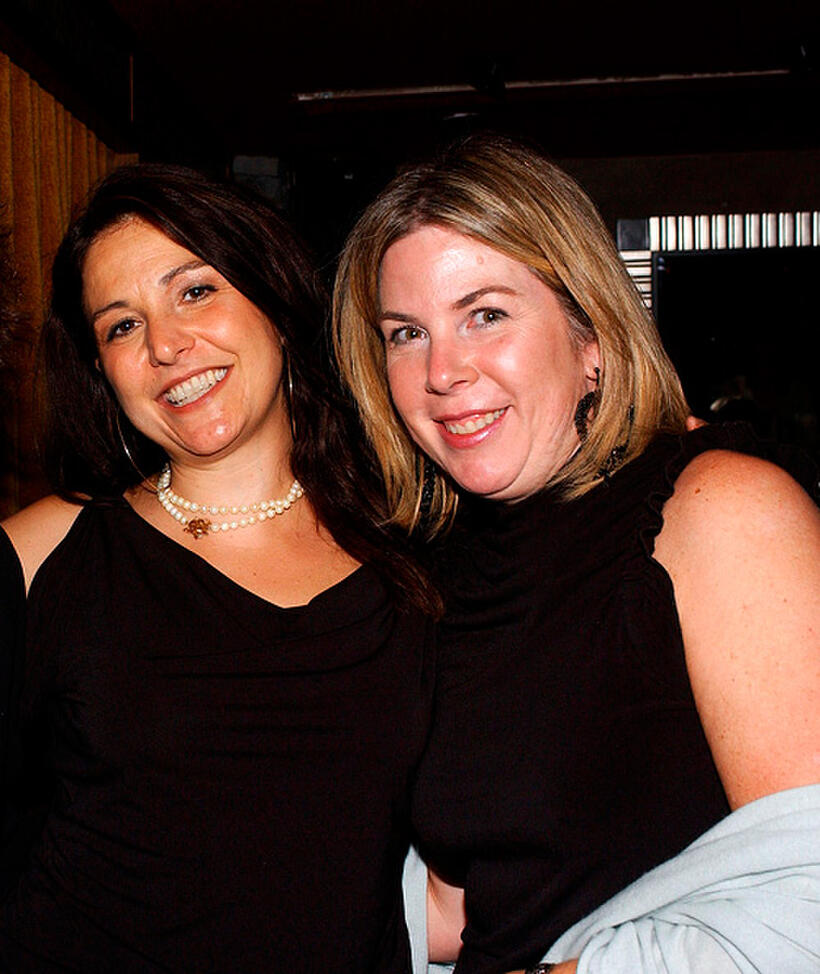 Janet Grillo and Julie McGowan at the Cure Autism Now's "Acts of Love" pre-show dinner in California.