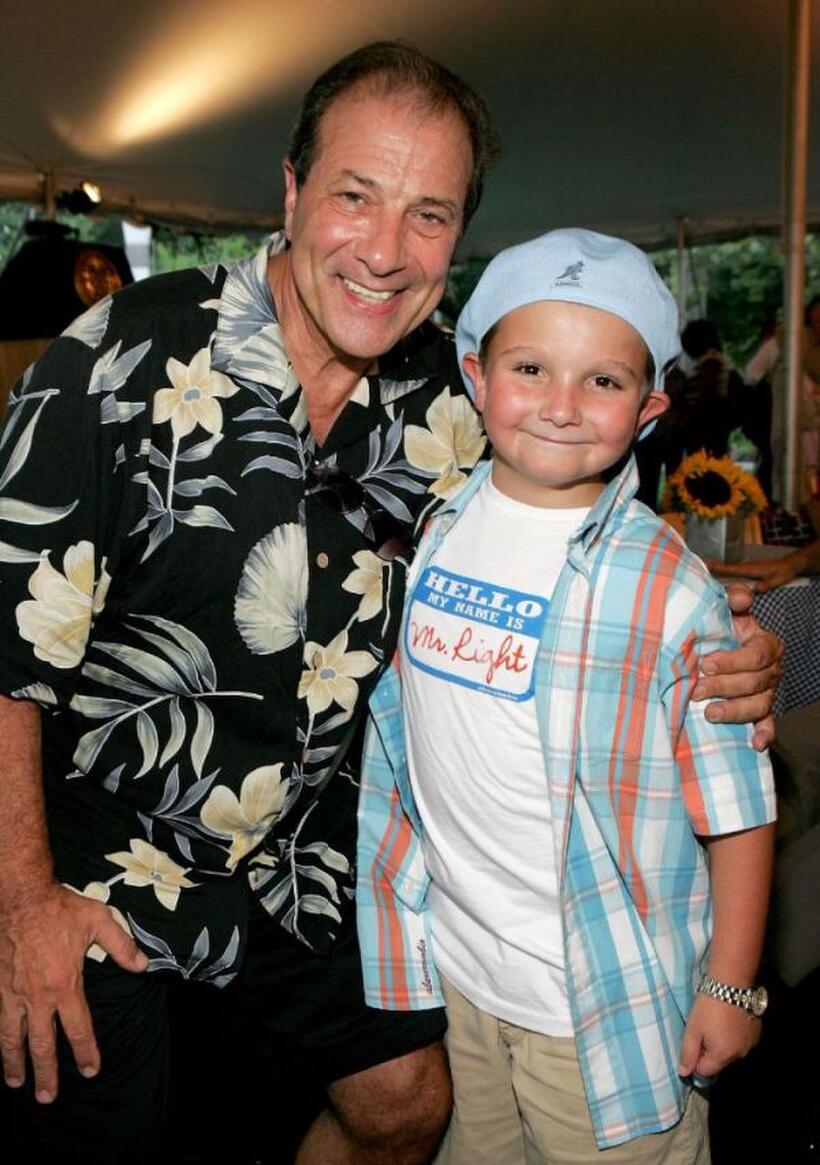 Dan Grimaldi and Paulie Litt at the cookout hosted by New York City Mayor Michael Bloomberg for Made in NY and the entertainment industry.