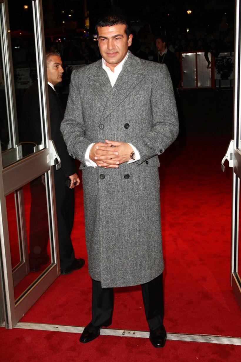 Tamer Hassan at the premiere of "Dead Man Running" during the Times BFI London Film Festival.