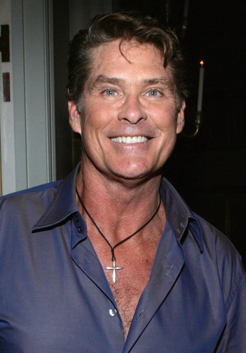 David Hasselhoff at the season one and season two DVD release party of "Baywatch".