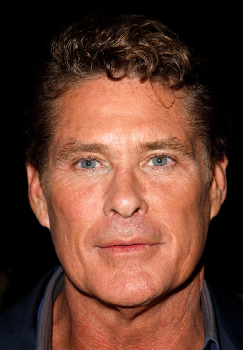 David Hasselhoff at the premiere of "Knight Rider".