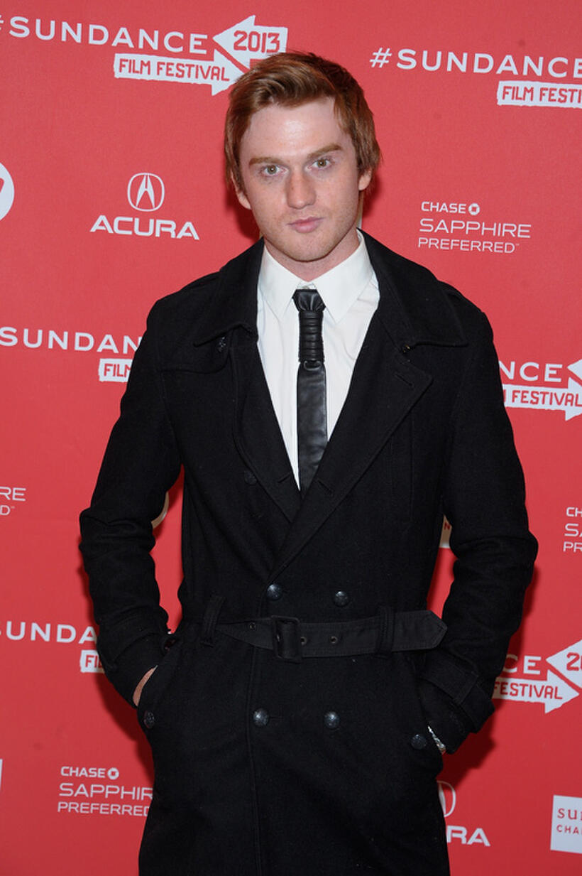 Eddie Hassell at the premiere of "jOBS" during the 2013 Sundance Film Festival.