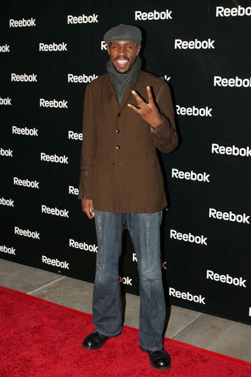 Wood Harris at the Reebok and Allen Iverson hosted party.