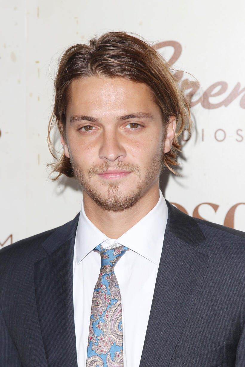 Luke Grimes at the The Art Of Elysium's Genesis in California.
