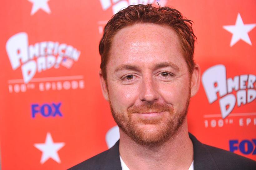 Scott Grimes at the Fox's "American Dad" 100th episode party.