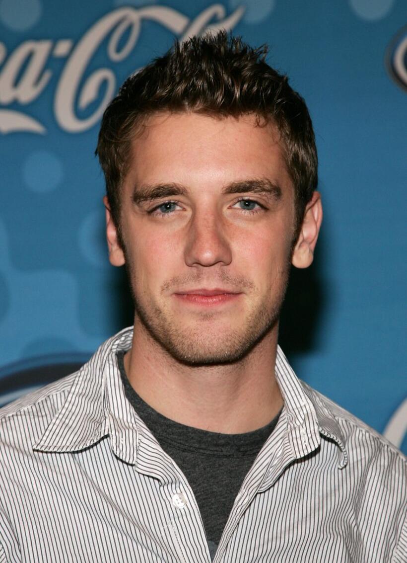 Bret Harrison at the American Idol Top 12 Party.