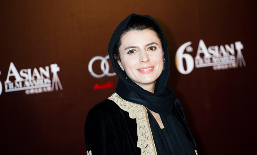 Leila Hatami at the red carpet of 6th Asian Film Awards in China.