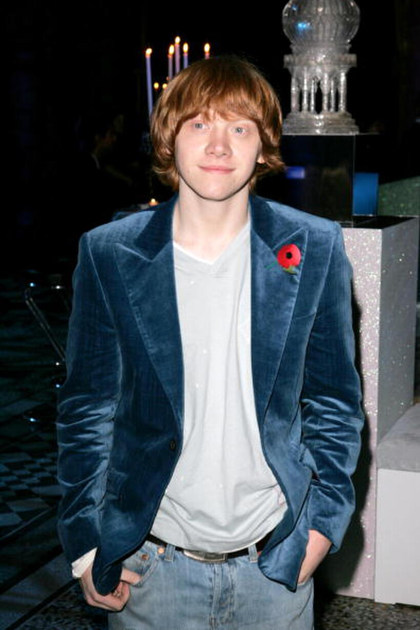 Actor Rupert Grint at the party for the London premiere of "Harry Potter and the Goblet of Fire."