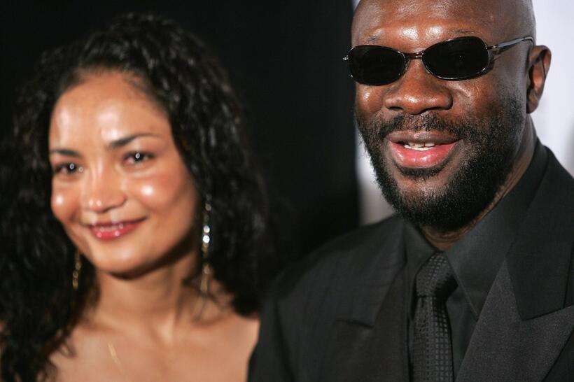 Isaac Hayes at the 2005 Songwriters Hall Of Fame induction ceremony at the Marriott Marquis Hotel.