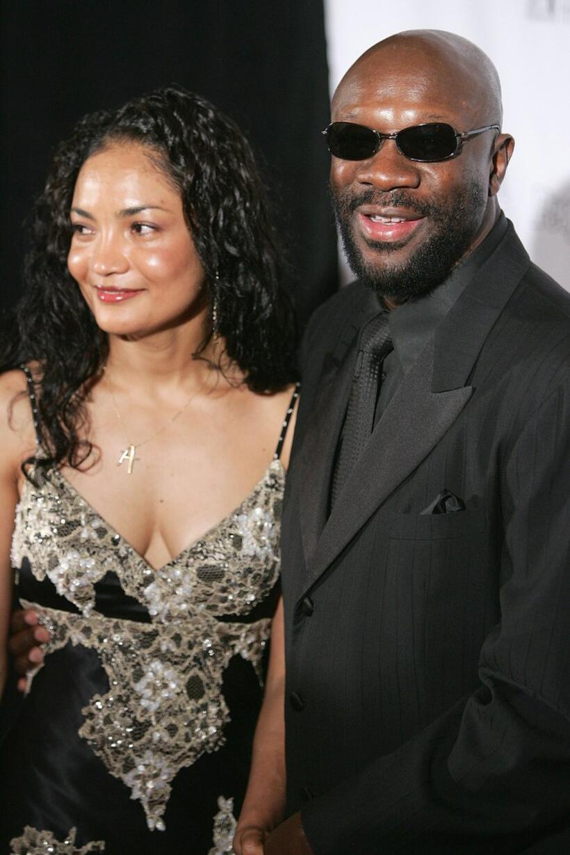 Isaac Hayes at the 2005 Songwriters Hall of Fame induction ceremony at the Marriott Marquis Hotel.