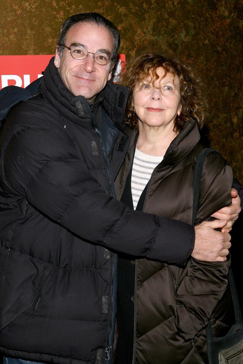 Mandy Patinkin and Kathryn Grody at the party of the New York opening night of "Drunk Enough To Say I Love You?"