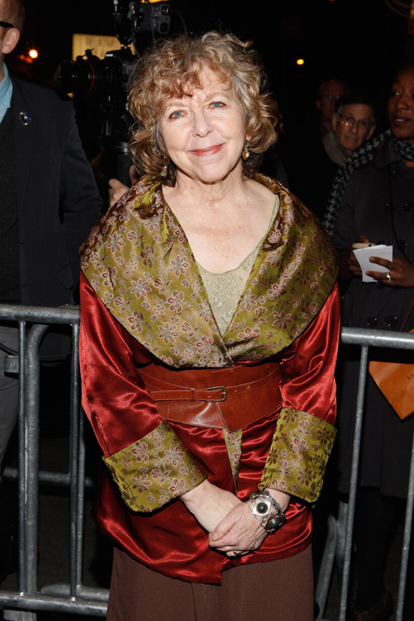 Kathryn Grody at the Broadway opening night of "An Evening With Patti Lupone And Mandy Patinkin" in New York.