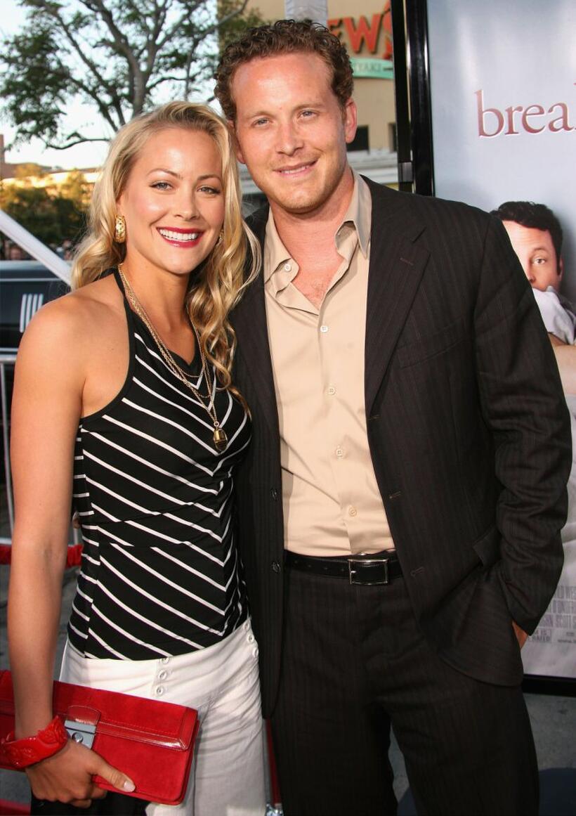 Cole Hauser and Cynthia Daniel at the premiere of "The Break-Up."