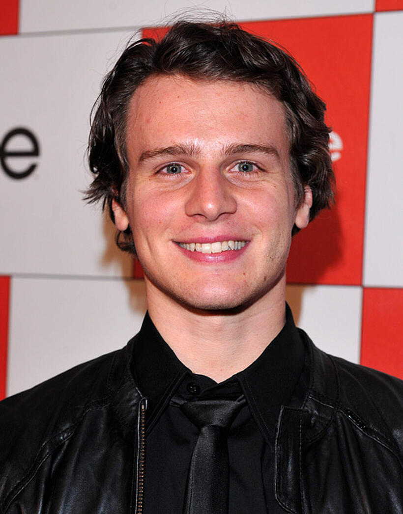 Jonathan Groff at the InStyle and 20th Century Fox's party celebrating Glee's 4 Golden Globe.