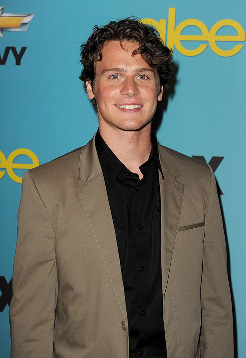 Jonathan Groff at the California premiere of "Glee."