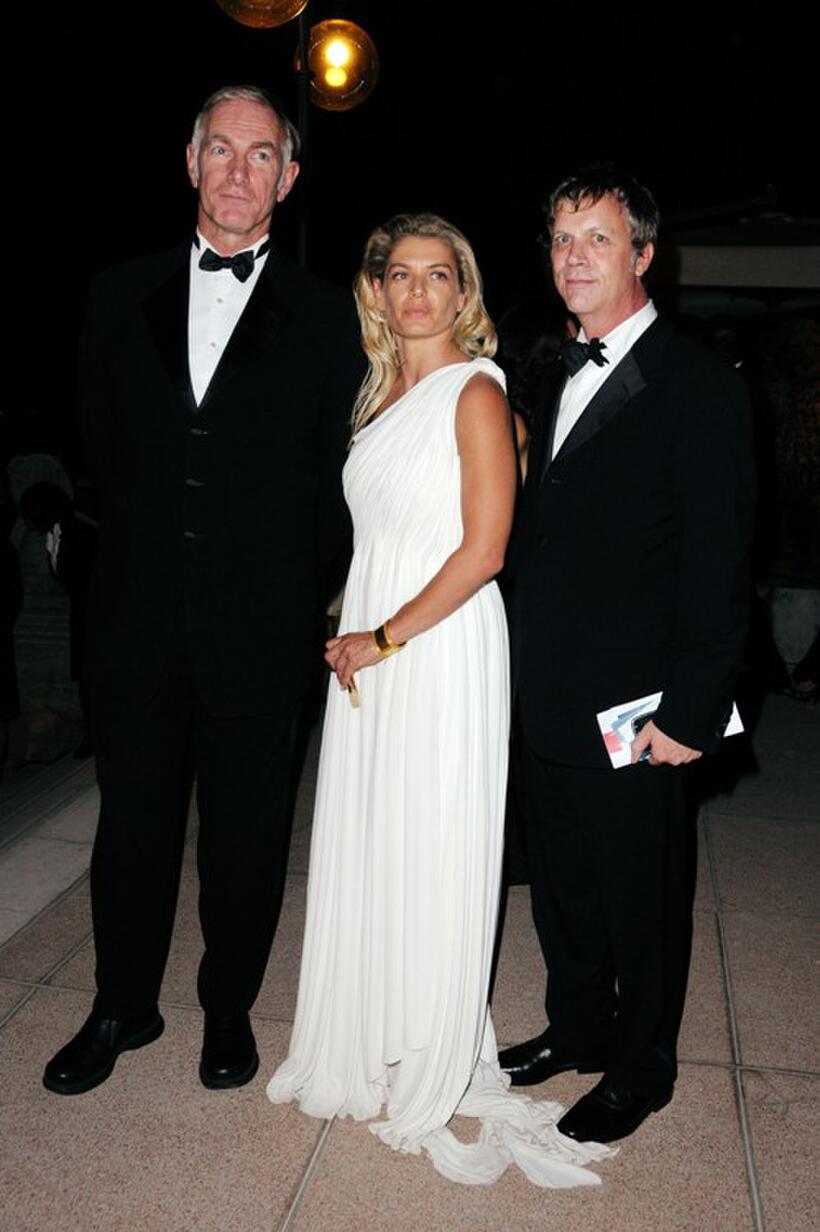 John Sayles, Angela Ismailos and Todd Haynes at the Opening Ceremony Dinner during the 66th Venice Film Festival.