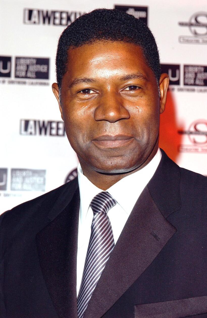 Dennis Haysbert at the Oscar Night Benefit Party for Amnesty International and the ACLU Foundation.