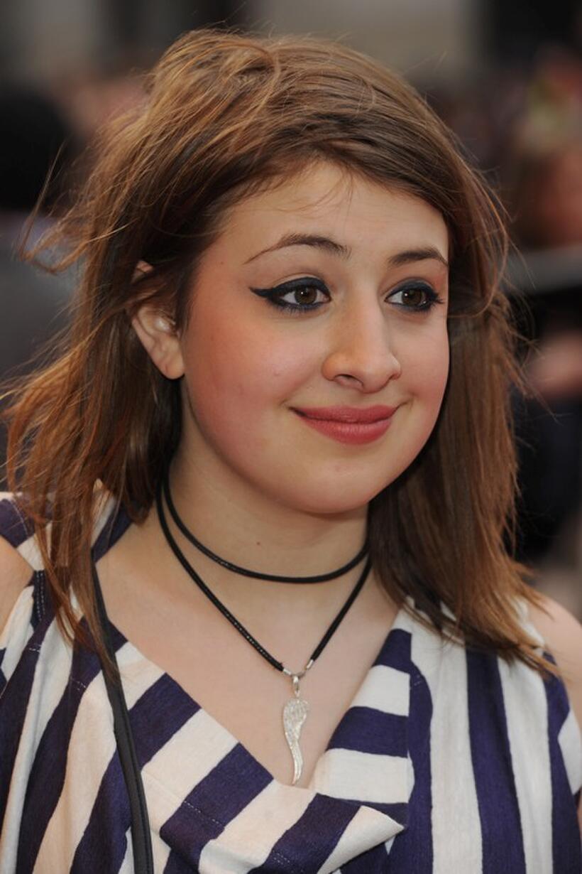 Georgia Groome at the UK premiere of "It's a Wonderful Afterlife."