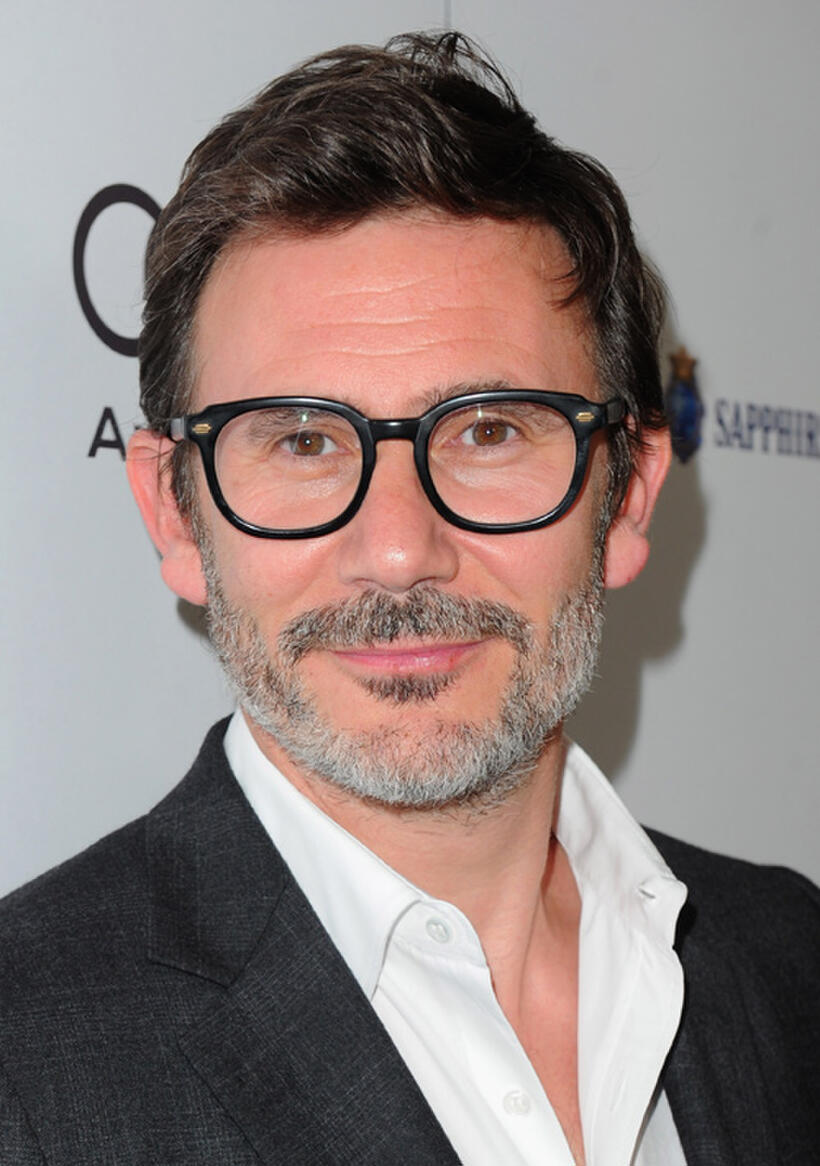 Michel Hazanavicius at the red carpet of California premiere of "The Artist."