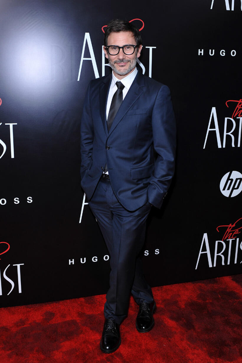 Michel Hazanavicius at the New York premiere of "The Artist."
