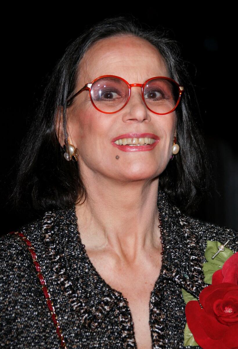 Claudine Auger at the 32nd Cesars French film awards ceremony.