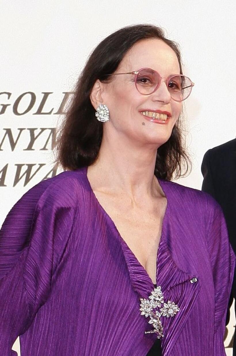 Claudine Auger at the closing ceremony of the 46th Annual Monte Carlo Television Festival.