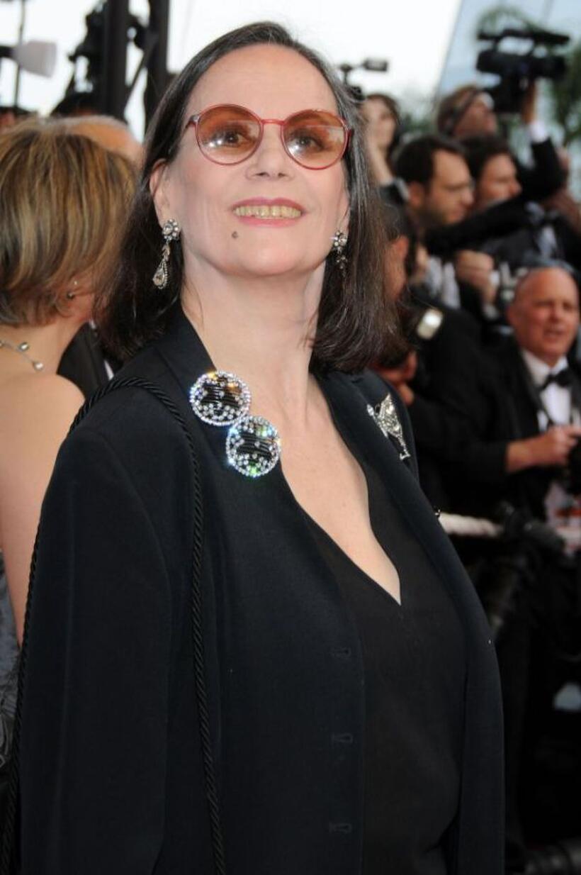 Claudine Auger at the premiere of "Up" during the 62nd International Cannes Film Festival.