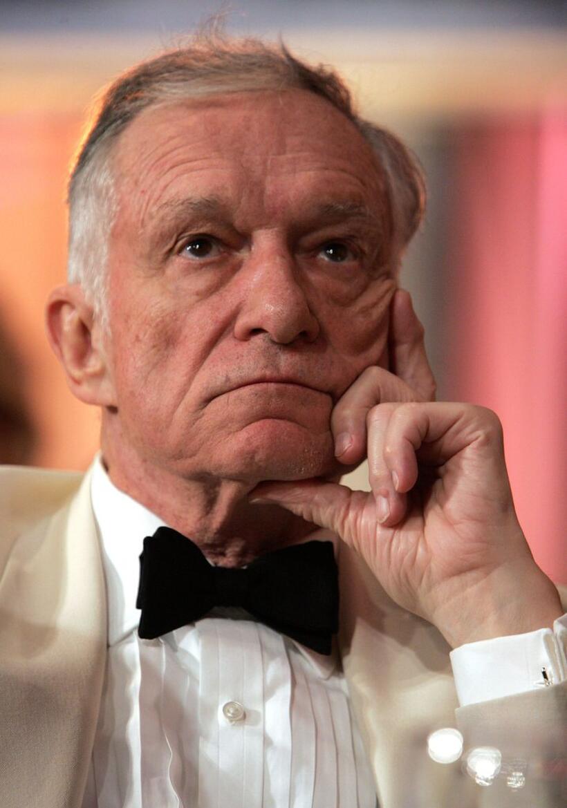 Hugh Hefner at the 34th AFI Life Achievement Award tribute to Sir Sean Connery.