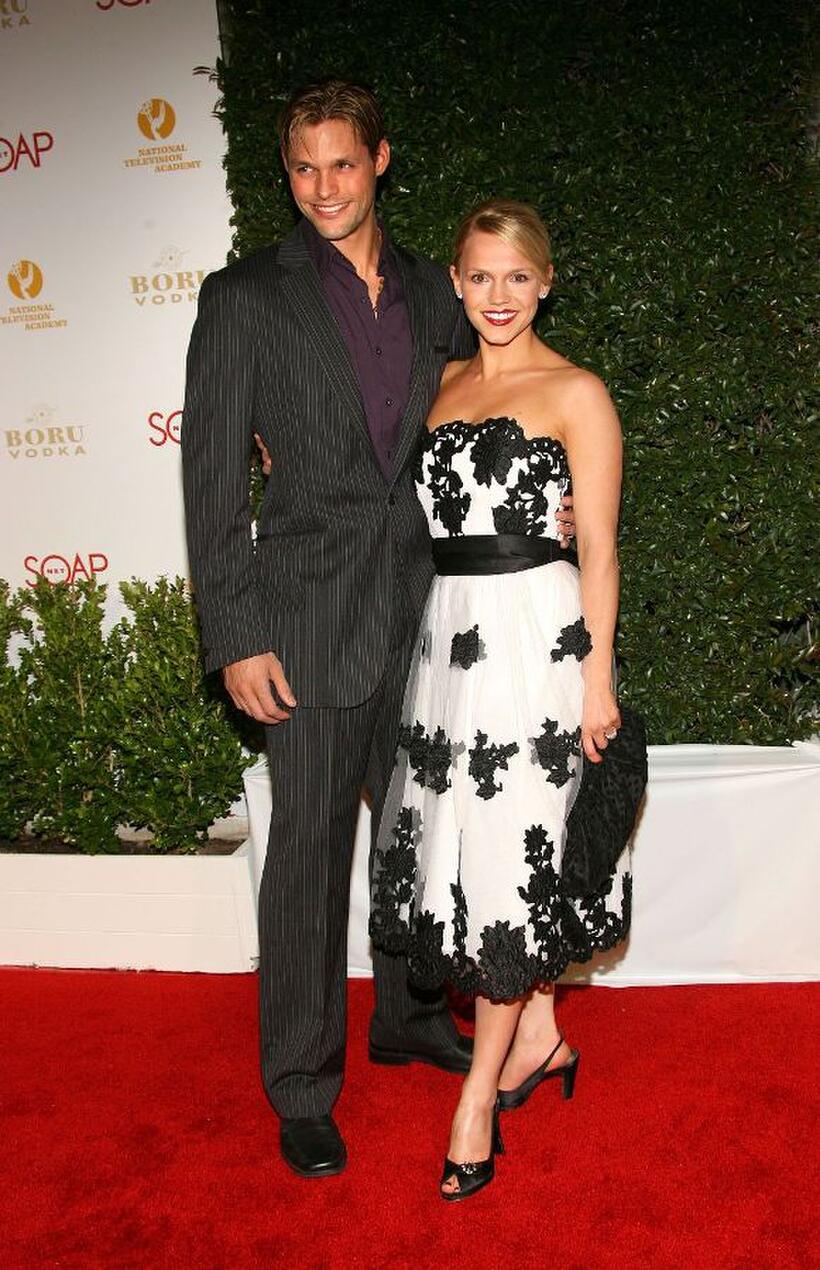 Justin Bruening and Alexa Havins at the Annual Daytime Emmy nominee party.