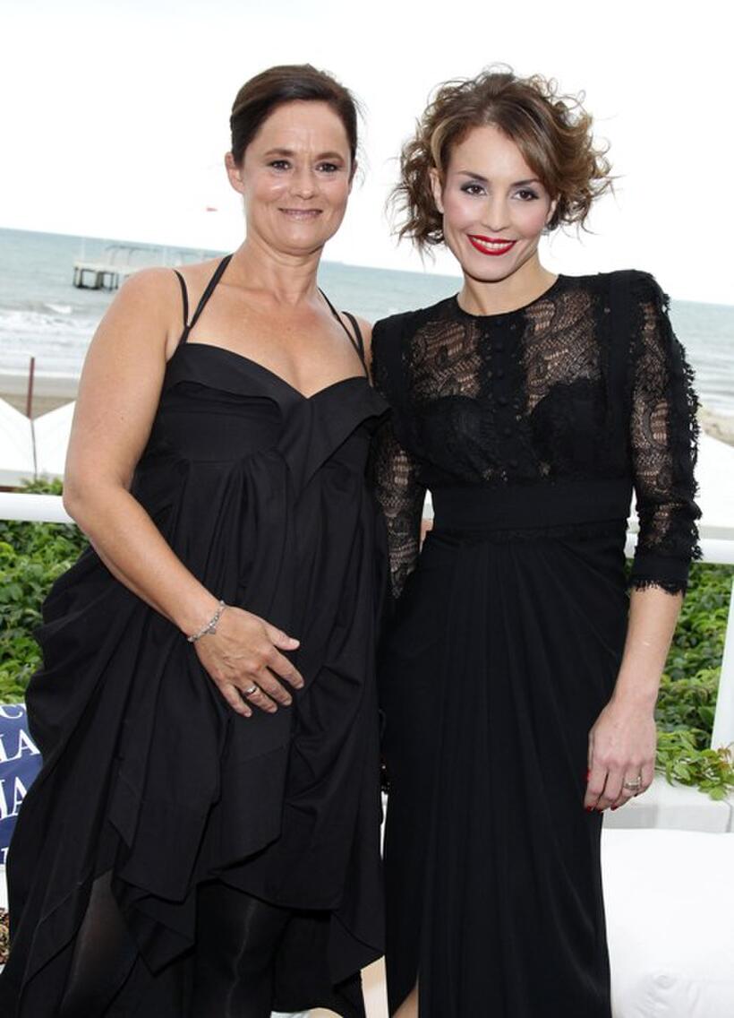 Director Pernilla August and Noomi Rapace at the 67th Venice International Film Festival.